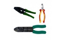 Wire stripper and crimping pliers