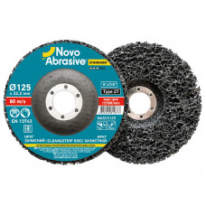 Abrasive disc for removing rust, paint 125mm, porous, soft NOVOABRASIVE