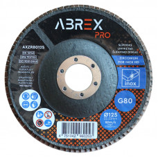 Grinding disc leaf 125mm G80 zirconium ABREX