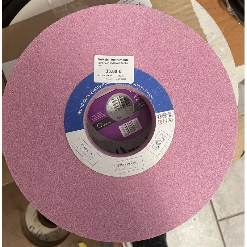 Grinding wheel 250x40x76 9A60K 7V