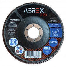 Grinding disc leaf 125mm G120 zirconia ABREX