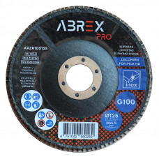 Grinding disc leaf 125mm G100 zirconium ABREX