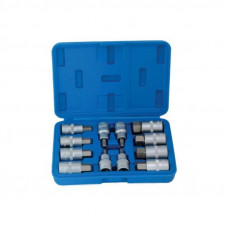 12 PCS 1/2'' Drive hex bit socket set S-SH1212