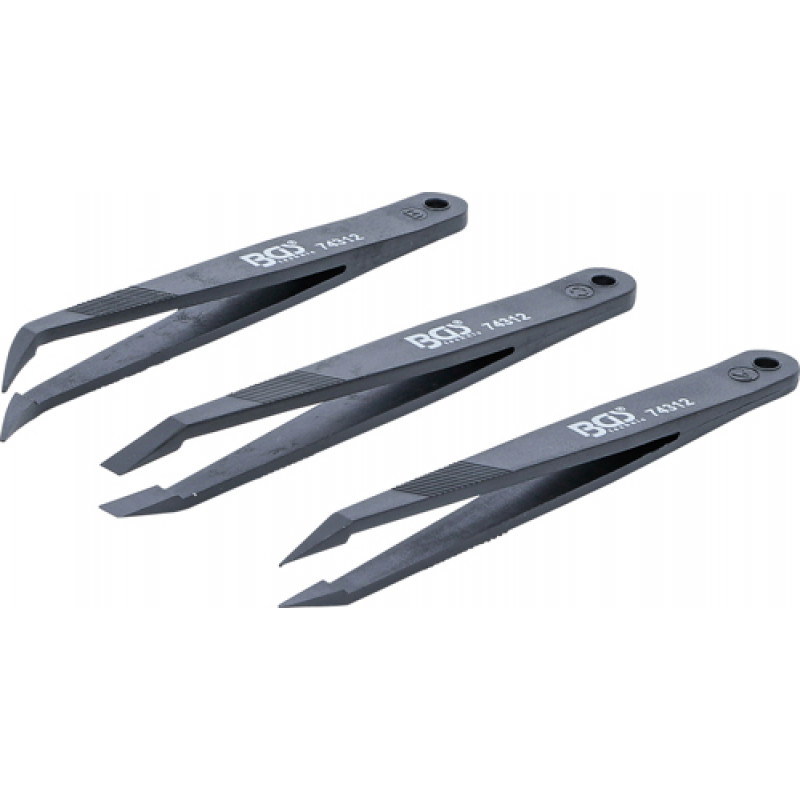 Plastic Tweezers Set | 3 pcs.