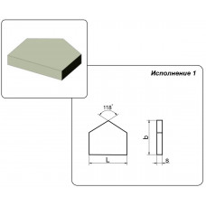 Hard alloy plate 14031 BK8