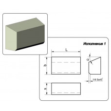 Hard alloy plate 61411 BK8