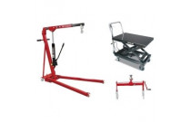 Hydraulic engine cranes / Lift tables