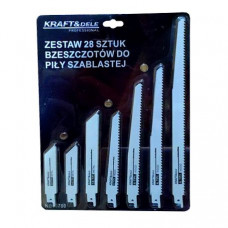 Set of reciprocating saw blades (28 pieces) KRAFT&DELE