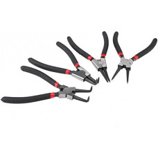 Set of locking ring pliers 175 mm (4 units) BGS