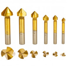 Milling conical cutter set (6.3-20.5mm)(6pcs)