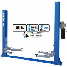 Puli Гидравлический двухстоечный подъемник с механическими предохранителями, 4,0 т/4,0 т, 220 В