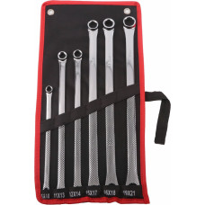 Deep offset double box end wrench set 6pcs (8-21mm)