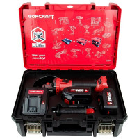 Worcraft Li-ion Cordless Angle Grinder 125mm 20V (XCUBE case)