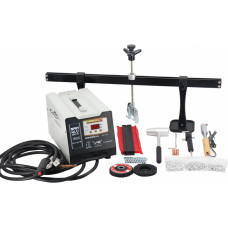 Spot welding machine for aluminum and dent bar set