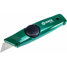 Sata Zinc alloy utility knife 19mm with 5 spare blades