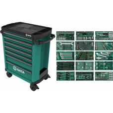 Sata Roller cabinet PRO with tool set trays, 300pcs.