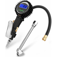 Hymair Tire inflating gun (long nozzle) with digital manometer