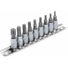 Kingroy 1/4'' TORX uzgaļu uzgaļu komplekts 9gab T-10-T-60