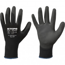 Work gloves coated PU-EKO / 8 (M) Black