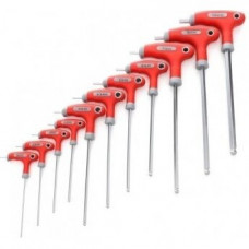 Kingroy T-Handle ball point hex key set 2-10mm 11pcs