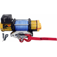 T-Max Electric winch 12V 4500LBS/2040KG (Synthetic rope)