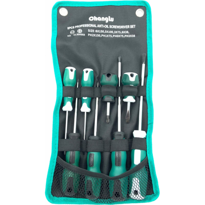 Changlu  Screwdriver set 8pcs (Flat/PH)