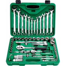 Changlu  1/4" + 1/2" Dr. Socket and wrench set 61pcs