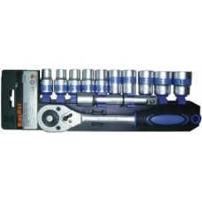 Kingroy 1/2" Dr. Socket set 12pcs.