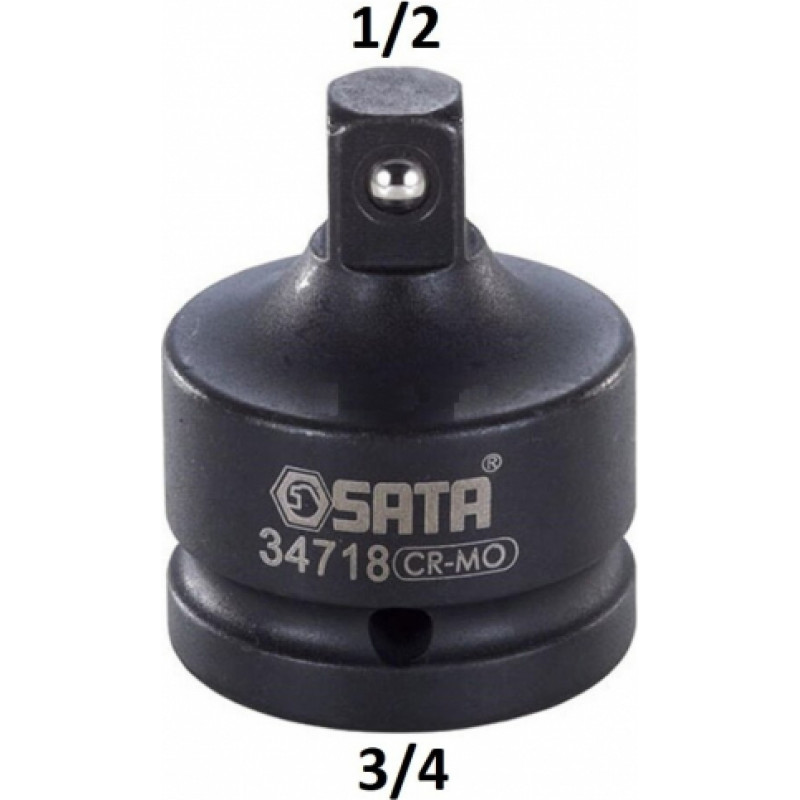 Sata Trieciena adapteris 3/4"(F) - 1/2"(M)