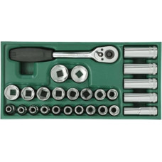 Sata Tray. Socket set  1/2" Dr. 26pcs.