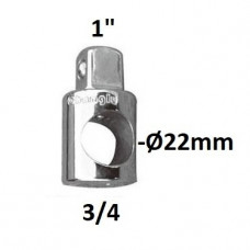 Changlu  3 virzienu adapteris 3/4" - 1"