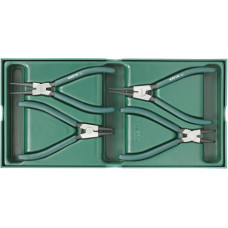 Sata Tray. Snap ring pliers set 4pcs.