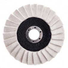 Felt disc for polishing metal 125mm