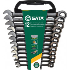 Sata Reversible gear wrenches set 12pcs (8-19mm)