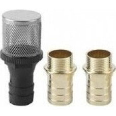 Aocheng Spare part. 2pcs of couplers 3/4" - 1" and 1pc filter 1" for diesel fuel transfer pump DCTP60