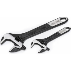 Sata Extra-wide jaw adjustable wrench set (2pcs)