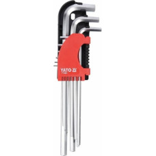 Yato L-type hex key extra long set 9pcs. (1.5-10)