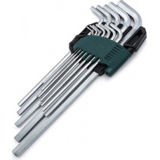 Sata Hex key long ball point set 12pcs (1/16"-3/8") (S.A.E)