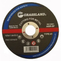 Grassland Cut-off wheel 125x1.6x22.2 41. Metal and steel