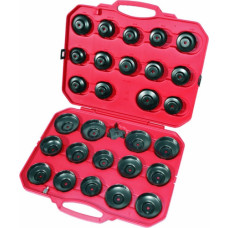 Oil filter cap wrench set 26pcs.