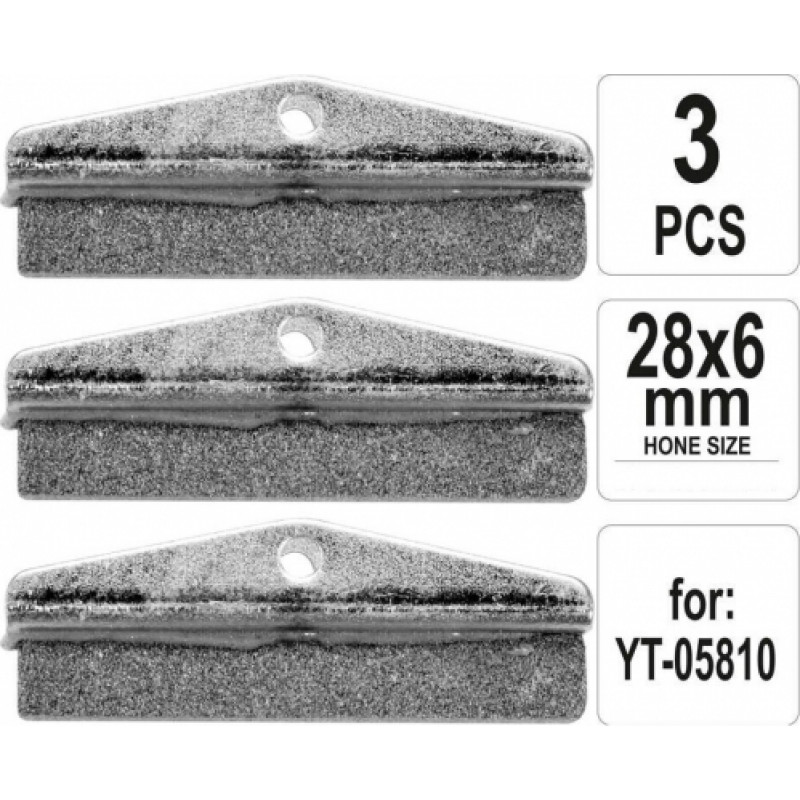 Yato Akmens komplekts 3gab cilindru honēšanas instrumentam 19-63mm