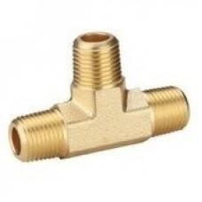 Omg Ghiotto T-type connector M. Ext. thread 1/4" x M. Ext. thread 1/4" x M. Ext. thread 1/4"
