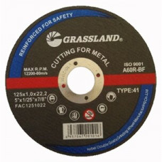 Grassland Cut-off wheel 125x1.0x22.2 41. Metal and steel