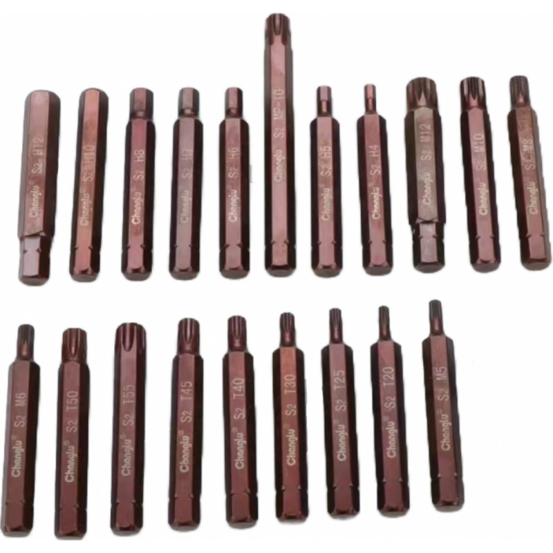 HEX bits 3/8' H7 x30 mmL (5gab.)