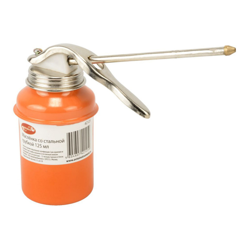 Oil can with steel nozzle 125ml 42125